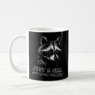 Nur ein Mädchen, das Raccoons Liebe Kaffeetasse