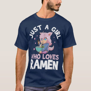 Nur ein Mädchen, das Ramen660 Liebe T-Shirt
