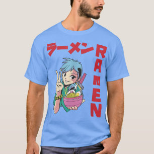 Nur ein Mädchen, das Ramen Anime Bowl Kawaii Japa T-Shirt