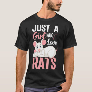 Nur ein Mädchen, das Rats Rat Whisperer Rodent Lie T-Shirt