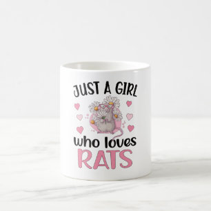 Nur ein Mädchen, das Rats Rats Mama Liebe Geschenk Kaffeetasse
