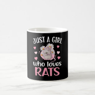 Nur ein Mädchen, das Rats Rats Mama Liebe Geschenk Kaffeetasse