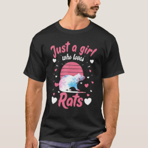 Nur ein Mädchen, das Ratten House Liebe Rats Small T-Shirt