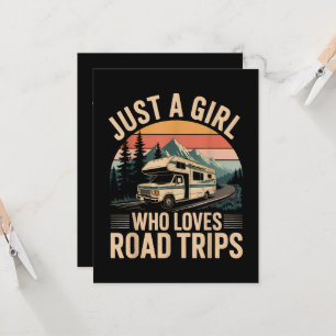 Nur ein Mädchen, das Roadtrips liebt Einladung
