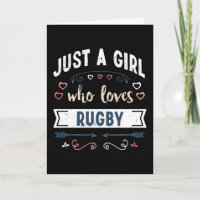 Nur ein Mädchen, das Rugby Funny Geschenke Lieben