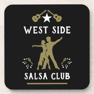 Nur ein Mädchen, das Salsa Tanz Lieben Getränkeuntersetzer