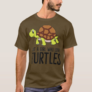 Nur ein Mädchen, das Schildkröten Liebe (1) T-Shirt