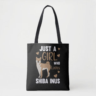 Nur ein Mädchen, das Shiba in den Niedlichen Hund