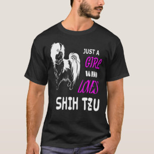 Nur ein Mädchen, das Shih Tzu Lieben T-Shirt