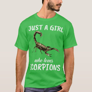 Nur ein Mädchen, das Skorpione Liebe T-Shirt