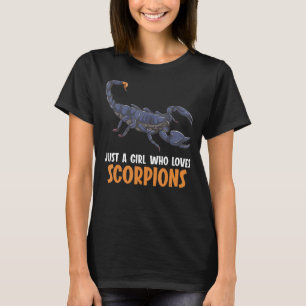 Nur ein Mädchen, das Skorpionen Lieben Scorpion T-Shirt