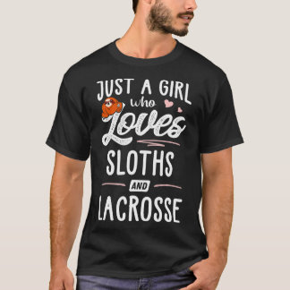 Nur ein Mädchen, das Slots und Lacrosse Geschenke  T-Shirt
