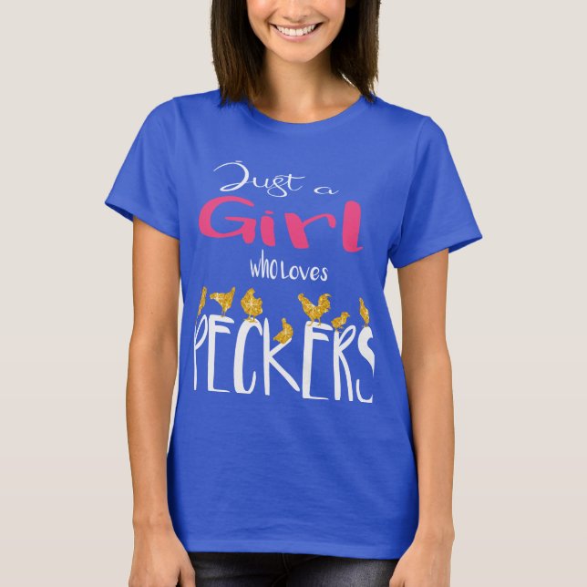 Nur ein Mädchen, das Speck , das Shirt der Frau (Vorderseite)