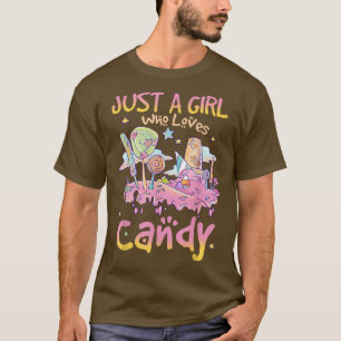 Nur ein Mädchen, das Süßes Liebe Liebhaber T-Shirt