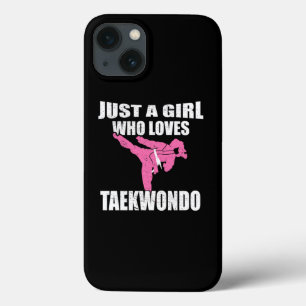 Nur ein Mädchen, das Taekwondo-Geschenke für Kam Case-Mate iPhone Hülle