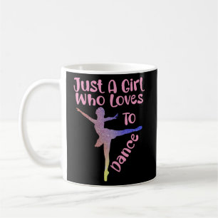 Nur ein Mädchen, das tanzt, tanzt Lover Kaffeetasse