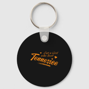 Nur ein Mädchen, das Tennessee liebt, Frauen Süßes Schlüsselanhänger