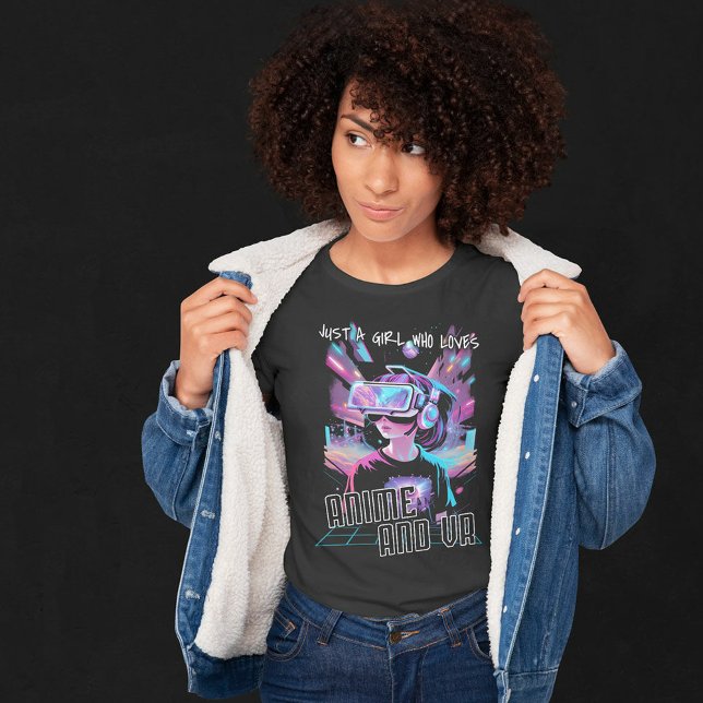 NUR EIN MÄDCHEN, DAS TIER UND VR LIEBE T-Shirt (Von Creator hochgeladen)