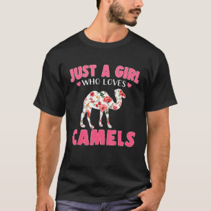 Nur ein Mädchen, das Tiere Liebe T-Shirt