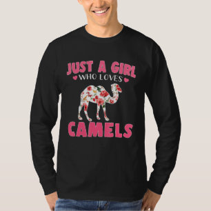 Nur ein Mädchen, das Tiere Liebe T-Shirt
