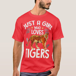 Nur ein Mädchen, das Tigers Funny Tigers Liebe T-Shirt
