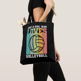 Nur ein Mädchen, das Volleyball Liebe