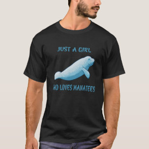 Nur ein Mädchen, das von Lieben geführt wird T-Shirt