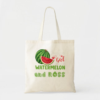 NUR EIN MÄDCHEN, DAS WATERMELON UND ROSS LIEBEN TRAGETASCHE