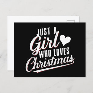 Nur ein Mädchen, das Weihnachten Liebe