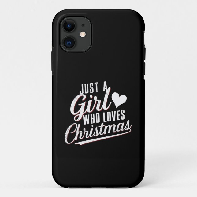 Nur ein Mädchen, das Weihnachten Liebe Case-Mate iPhone Hülle (Rückseite)