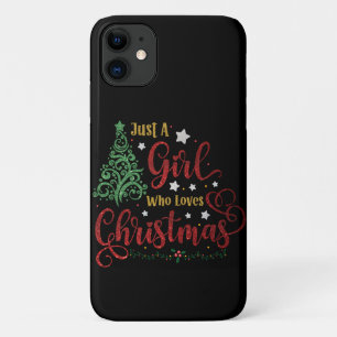 Nur ein Mädchen, das Weihnachten Lieben Case-Mate iPhone Hülle
