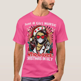 Nur ein Mädchen, das Weihnachten Lieben im Juli Kr T-Shirt