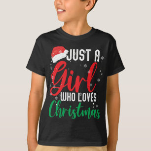 Nur ein Mädchen, das Weihnachten Lieben T-Shirt
