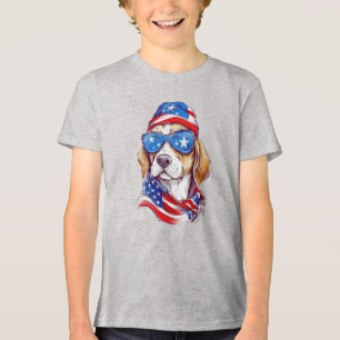 Nur ein Mädchen, das Weihnachten liebt-66361 Tri-Blend Shirt