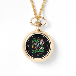 Nur ein Mädchen, das Weihnachten liebt Armbanduhr