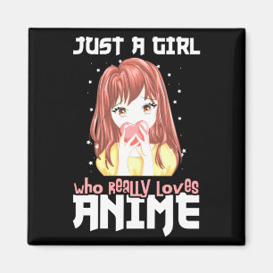 Nur ein Mädchen, das wirklich Anime Liebe Magnet