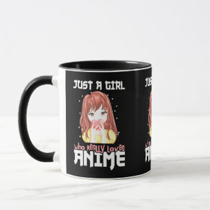 Nur ein Mädchen, das wirklich Anime Liebe Tasse