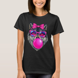 Nur ein Mädchen, das Wölfe Lieben T-Shirt