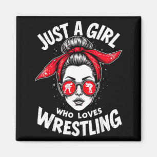 Nur ein Mädchen, das Wrestling-Wrestler-Kämpfer li Magnet