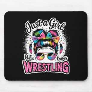 Nur ein Mädchen, das Wrestling-Wrestler-Kämpfer li Mousepad