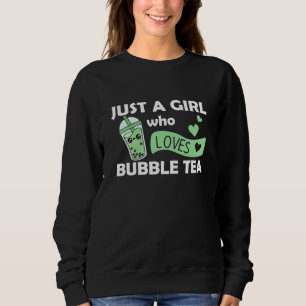 Nur ein Mädchen Die Blase Tee Lieben Lila Kawaii