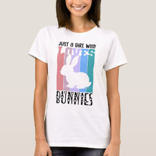 Nur ein Mädchen, die Bunnies Ostersonne Lieben Ni T-Shirt