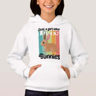 Nur ein Mädchen, die Bunnies Ostersonne Lieben Nie Hoodie