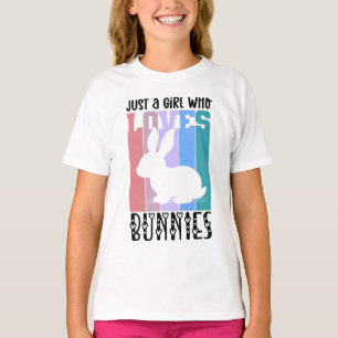 Nur ein Mädchen, die Bunnies Ostersonne Lieben Nie T-Shirt