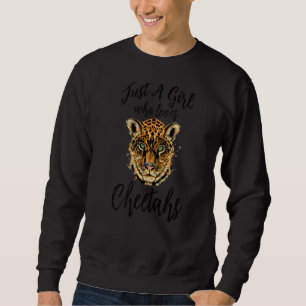 Nur ein Mädchen, die Cheetahs Cheetah Lieben Appa Sweatshirt
