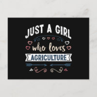 Nur ein Mädchen, die Liebe Landwirtschaft Funny Ge