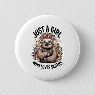 Nur ein Mädchen, die Liebe schläft Button