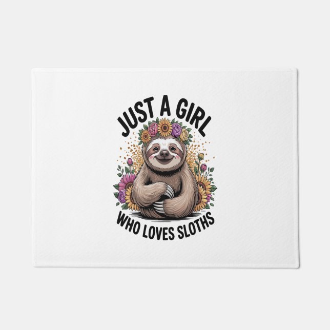 Nur ein Mädchen, die Liebe schläft Fußmatte (Vorderseite)