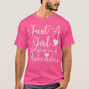 Nur ein Mädchen, die Lieben Avocados Funny Vegan T-Shirt