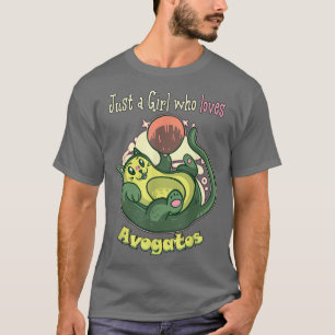 Nur ein Mädchen, die Lieben Avogatos Avocado Cat T-Shirt